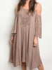 Bohemian Khaki Dress