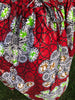 Africana- Red Rafikki Skirt